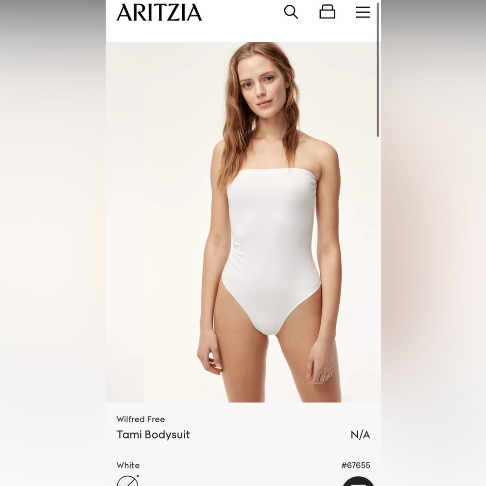 Wilfred Free strapless bodysuit